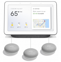 Whole Home Intercom & Audio Streaming - 3 Minis & Hub Charcoal